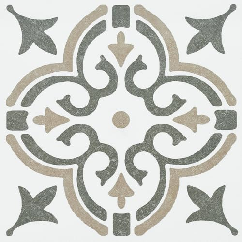 d-c-fix 6 piastrelle adesive Jamila olive - per cucina e bagno - mattonelle lavabile panelli decorativi per pareti muro PVC rivestimento - 15x15 cm