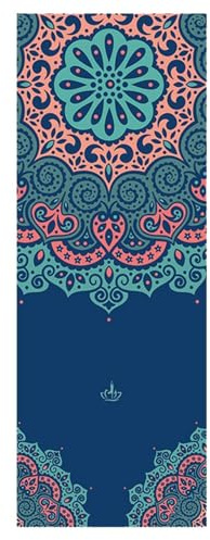 Yogamatten Handtuch Rutschfest Yoga Handtuch Auflage für Yogamatte Schweißabsorbierend Saugfähig Schnelltrocknend Yogatuch für Pilates Hot Yoga Picknick im Freien 185 cm x 64 cm