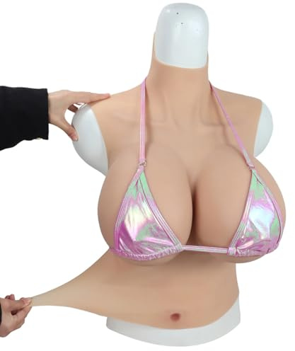 ZWSM Silikon Brustformen Falsche Titten Falsche Brüste Brustplatte Sexy Riesiger K Cup für Crossdresser Transgender Drag Sissy Cosplay Brust
