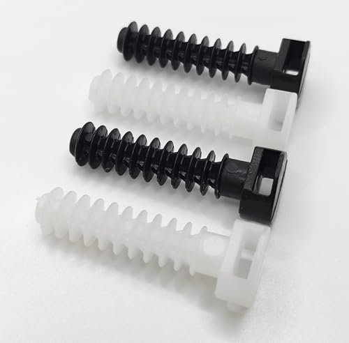 Gabex® Tasselli a flangia da 100 a 1000 pezzi, 6 x 30 mm, tasselli per fascette fino a 6 mm di larghezza (100 pezzi, bianco)