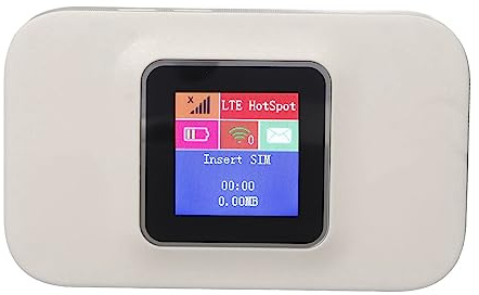 Mobiler WLAN Router 4G, Tragbares WLAN für Unterwegs WLAN-Hotspot für Reisen Mobiles Hotspot-Gerät, Mobiler WLAN SIM Karten Router für Hause bis zu 300Mbps