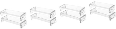Cabilock 8 Pz Vassoio Per Biscotti Dessert Supporto Per Cupcake Espositore Vassoio Decorativo Alzata Multifunzione Per Cupcake Alzata Per Torte Nuziali Porta Torta Per Feste Acrilico