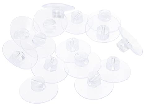 Cabilock 20pcs Suction Cable Cord Clips 4.3cm Open Top Wire Holders Home Wall Suction Wire Organizer for String Lights