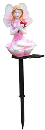 CAXUSD Solar Lanterns Outdoor Led Fairy Lights for Garden Solar Stake Lights Decorative Landscape Lamp Rechargeable Battery