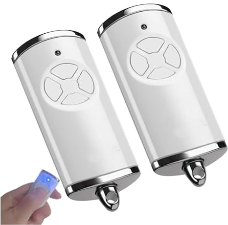 868 MHz Télécommande pour porte de garage, 4 canaux Télécommande de portail pour Hormann Handsender, Bip portail de porte de garage compatible avec Hörmann HSM4 HSE2 HS1 HS4 HSZ1(2PCS)