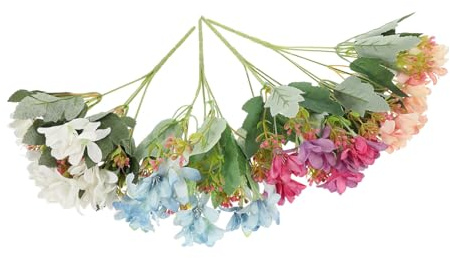 MAGICLULU 4pezzi Bouquet Di Fiori Artificiali Decorazione Per Casa Fiori Di Plastica Simulati Composizione Di Fiori Senza Manutenzione Per Matrimoni e Regali