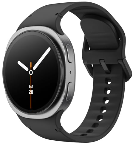 MoKo Cinturino Sportivo Compatibile con Samsung Galaxy Watch 9/8/8 Classic | Cuciture Colorate, Morbido Silicone, Impermeabile e Traspirante, per Galaxy Watch 9/8 40/44mm/8 Classic 46mm, per Uomo Donna