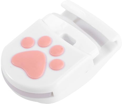 FONDOTIN Piegaciglia Silicone per Professionale per Ciglia Personale Uso Portatile Manico Antiscivolo in Metallo, Facile da Usare Voluminose e Perfette
