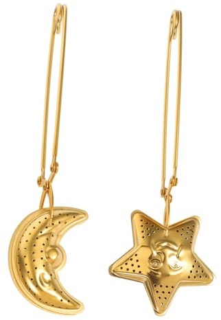 DOITOOL 2 Pièces Infuseur à Thé Boule Inoxydable avec Pince Poignée Passoire Fine pour Thé Vrac Filtre et Facile à Nettoyer Compatible Mugs et Théières