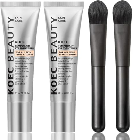 2 Piezas Perfection Eye Tightener, Instant Eye Tightener, Crema Reafirmante Instantánea para Ojos, Tensor de Ojos Firme Instantáneo, Reafirma y Tensa la Ojera, para Mujeres y Hombres