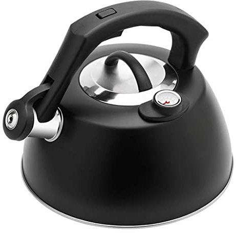 Bouilloire à thé sifflante avec thermométrie Bouilloire à sifflet professionnelle de cuisine (Couleur: Noir, Taille: Taille unique) (Noir taille unique) Pieds de poulpe