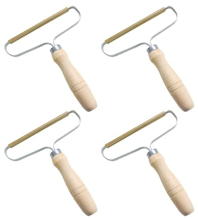 Alipis Quitapelusas Manual para Ropa de Lana, 4 Unidades, Material Plástico y Cobre, Telas Delicadas, Adecuado para Limpieza Diaria