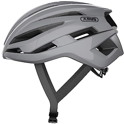 ABUS Rennradhelm StormChaser - Leichter und komfortabler Fahrradhelm für professionellen Radsport für Damen und Herren - Grau, Größe XL