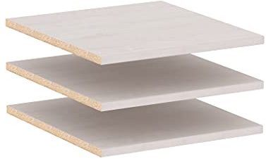 WIEMANN Einlegeboden für Kleiderschrank, 47,5 cm Breite, 3-er Set, Regalboden, Wäscheboden, in Treeline, BHT 47,5 cm x 2,2 cm x 51,5 cm
