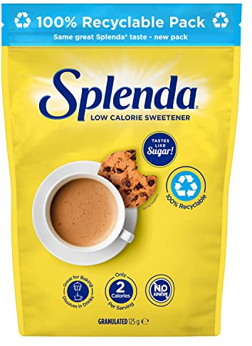 SPLENDA No Calorie Sweetener Granulated Sugar Substitute 125g Pouch
