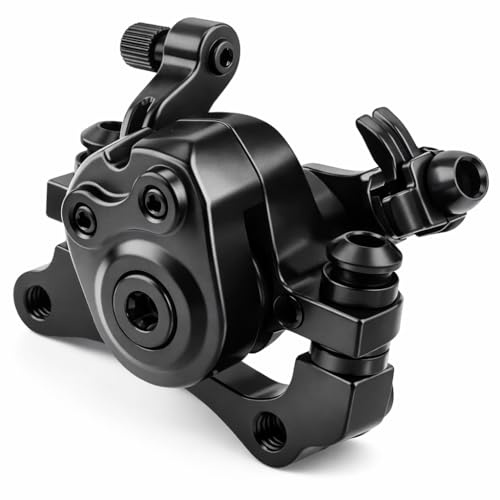 Alomejor Frein Avant, Dispositif de Frein à Disque Portatif de Frein Avant de Scooter électrique Noir D'alliage D'aluminium pour des Accessoires D'e-Scooter