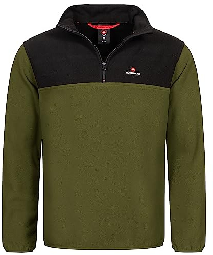 Höhenhorn Skyja Herren Fleece Pullover Schwarz/Grün Gr. XL