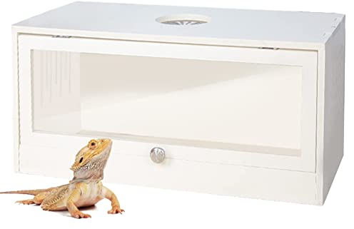 Reptilien-Futterbox, PVC, Zucht-Vivarium, Acryl, transparent, Reptilien-Lebensraum, Terrarium-Hülle für Schlange, Spinne, Eidechse, Skorpion, Schildkröte