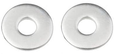 Yesmin 12 PCS M4 Washers,M4 x 9mm Stainless Steel Penny Washers,Large OD Plain Wide Metal Round Flat Spacer Repair Washer for Screws Bolts ﻿