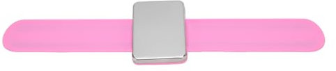 Dekaim Magnetisches Nähnadelkissen, magnetisches Nähnadelkissen, Armband, Silikonarmband, Nadelkissen für Handarbeit, DIY-Styling, starker Magnet, Rosa
