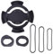 Supporto per computer da bici in plastica per Polar V650, M450, M460, accessori per tachimetro, staffa di montaggio per manubrio della bicicletta