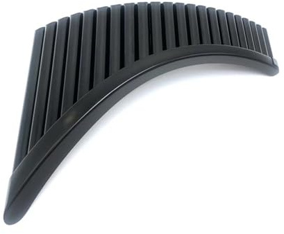 Panflöte aus Bambus Panflöte 22 Rohre ABS Kunststoffmaterial G-Taste Panpipes1 Pan Xiao Flöte mit Tasche(Black Right Hand)