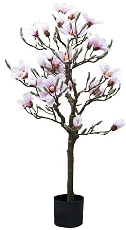 DMMFTERL Gefälschte Pflanzen Künstliche Pflanze Magnolie Künstlicher Baum Heimdekoration Künstliche Grünpflanze Bonsai Dekoration Künstliche Bäume Künstliche Pflanzen