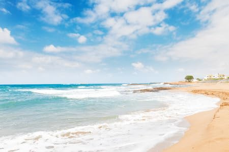 Leinwand-Bild 90 x 60 cm: Strand von Malia, Kreta, Griechenland (40090226)
