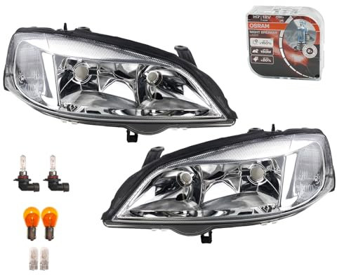 Johns, Scheinwerfer Night Breaker passend für Opel Astra G Set Li. Re.