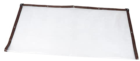 BESPORTBLE Heavy Duty Polyester Tarp Cover for Outdoor Firewood Windproof UV Resistant Protective with Reinforced Edges and Eyelets Foldable Portable Firewood Protector