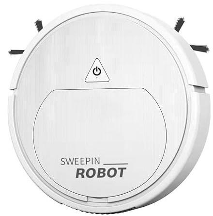 Generico Robot Vacuum Cleaner Rechargeable Home Automatic Facile Da Usare E Senza Grovigli, è Perfetto Per Pulire Pavimenti Duri E Peli Di Animali. Pulsante E Una Datteria Con Durata Fino A 60 Minuti