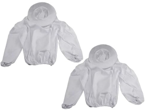 Imker-Schutzbekleidung 2 stücke Schutzhülle Bienenzucht Jacke Anzug Hut Imker Imkerei Bee Kleidung Schutz