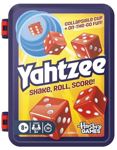 Hasbro Würfelspiel Yahtzee - klassisches Familienspiel für Spaß