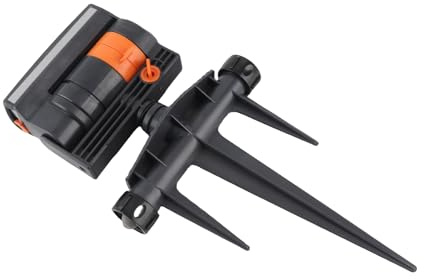 Dioche Arroseur de Pelouse Automatique Arroseur de Pelouse Oscillant Automatique à 16 Trous - Débit d'eau Réglable, 4 Modes de Pulvérisation, adapté aux Jardins et aux Pelouses, Couverture d'eau