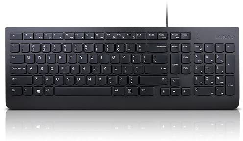 Lenovo Tastiera QWERTY USB KU-1619 Nero Keyboard 105