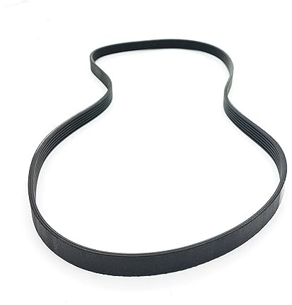 Cinghia di trasmissione compatibile, 1 pezzo, per tapis roulant PJ1168/460J, 6 nervature, gomma, slot multiplo, cinghie di trasmissione per cyclette