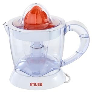 Imusa GAU-80340 Description 34oz Electric Citrus Juicer, Plastic, 34 Ounces, White