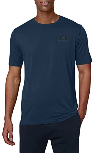 Under Armour Men's UA Sportstyle Left Chest Short Sleeve Shirt XL Navy