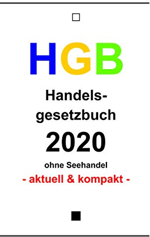 HGB: Handelsgesetzbuch 2020 (Gesetzestexte 2)
