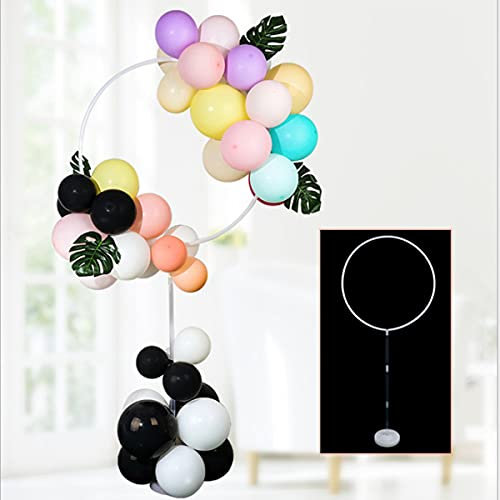 YST Runde Ballon-Girlande Bogen-Kit Bodentyp kann auf dem Schreibtisch platziert werden, Hochzeit, Geburtstag, Abschluss, Valentinstag, Vorschlag, Hintergrund Party Dekoration