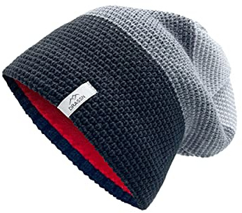 DRASSN Mütze Damen und Herren Leuchtenberg - nachhaltig durch recycelte Materialien - weiche und warme Mütze Herren und Damen durch Innen Fleece - Merino, Stretchy