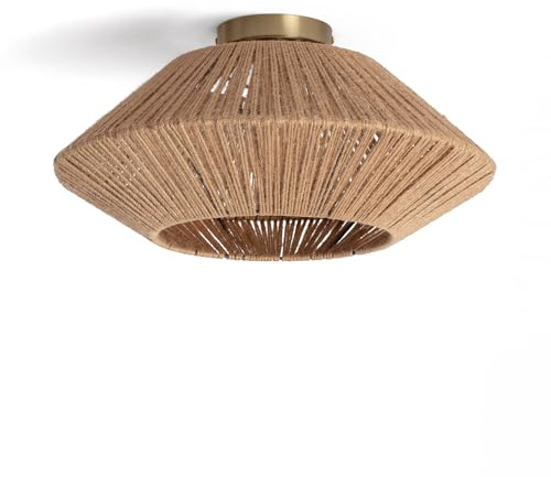 LEDKIA Lámpara de Techo Cuerda Natural Big Muitu Moksha Natural | CasquilloE27