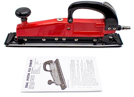 Jieotwice Ponceuse Pneumatique Linéaire Ponceuse Pneumatique Orbitale 65x390MM 0.45m³/MIN 0.65Mpa 2500BPM