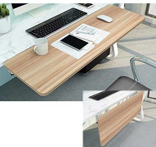 90 ° klappbare Schreibtischverlängerung, Armlehnenablage, erweiterter Desktop und platzsparend, Tastatur-Schubladenablage zum Anklemmen, mit K-Halterung, ergonomische Computer-Ellenbogen-Arm