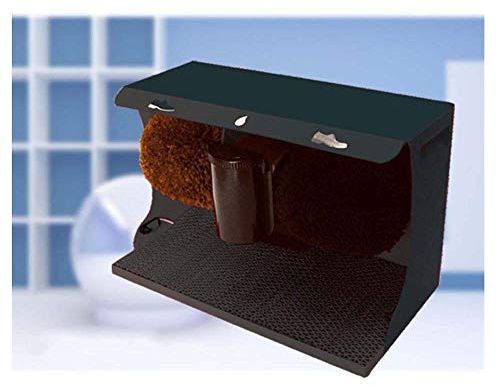 Electric Shoe Polishers Brush Shoe Shine Kit Shoe Shiner Dust Cleaner Leather Care Kit Shoe Polisher Automatic Sensor Vertical Dual Motor Electric Shoe Brush Machine Shoe Brushes