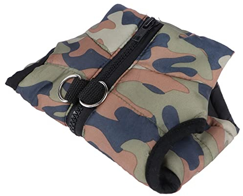 Hundebekleidung Welpenjacke S Größe Warme Weste Camouflage Design Haustiermode