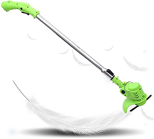 KOHARA Tagliaerba Portatile 12V 450W Tagliaerba Elettrico Batteria al Litio Ricaricabile per Uso Domestico Tagliaerba a Batteria Tagliaerba per Alberi da giardino-12 V / 4000 mAh