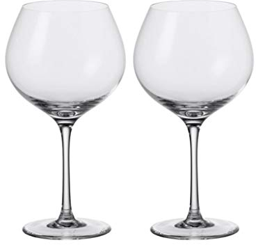 Bicchieri da vino in cristallo Bicchieri da vino Bicchiere da vino rosso squisito Bicchiere da vino pregiato per feste cene Degustazione di vino ed eventi speciali Calice di vetro (Quantità: 2) (Mul