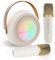 JYPS Karaoke 2 Microfonos Inalambricos, Mini Karaoke Infantil Micrófonos Inalámbricos Altavoz Bluetooth Portátil con Efectos de Cambio de Voz y Luces LED, Niña 3-12 Años Microfono Niños Regalo