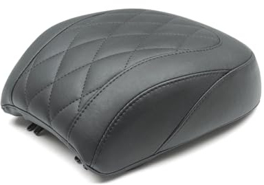 Mustang, 2018-'21 Fat Boy Suitable for Harley, Wide Tripper Pass Seat - Black